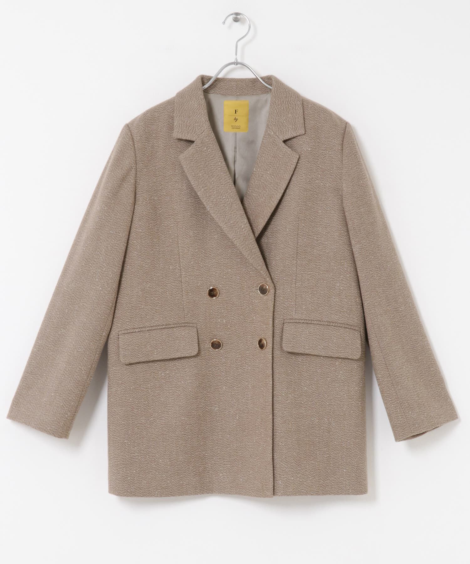 URBAN RESEARCH ROSSO「F by ROSSO　ヘリンボンネップツイードジャケット」|その他|