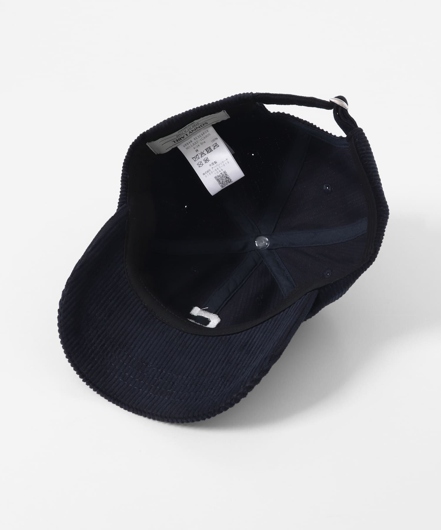 Sonny Label 「コーデュロイ刺繍キャップ」|キャップ・キャスケット|