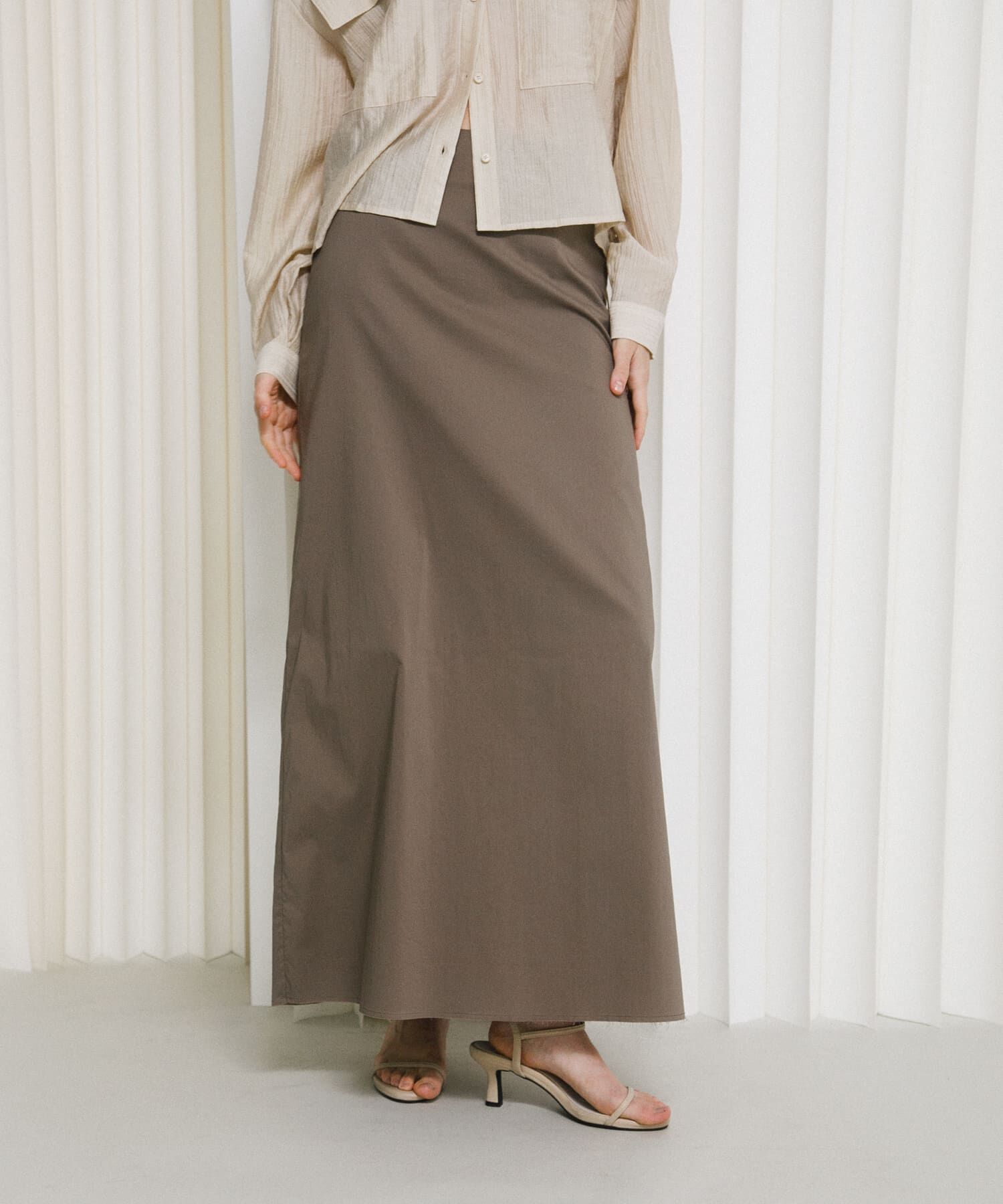 LAATO「sleek long skirt」|スカート|