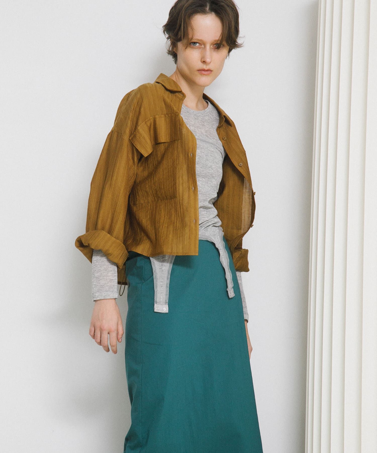 LAATO「sleek long skirt」|スカート|