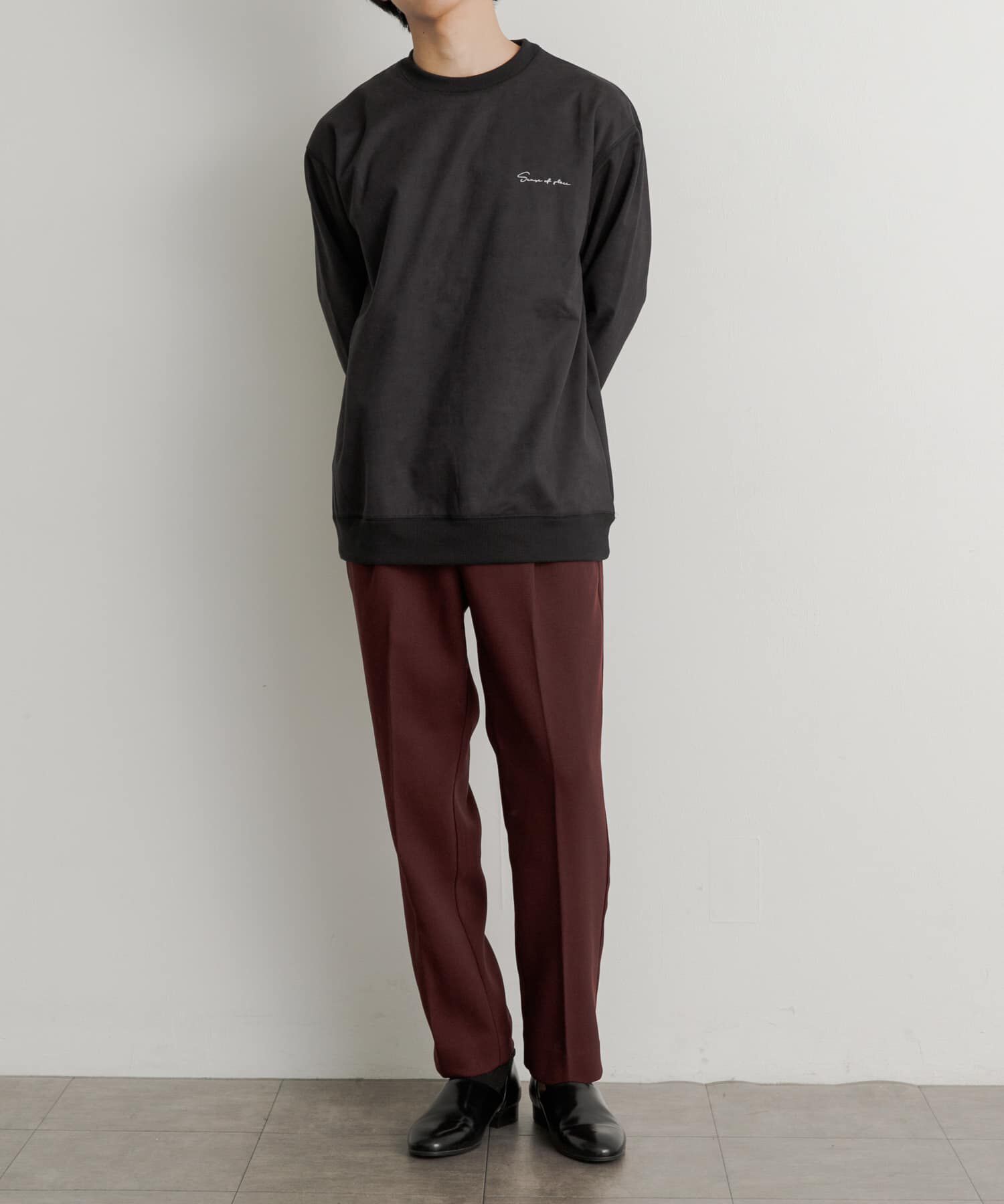 SENSE OF PLACE by URBAN RESEARCH「ハードツイルセンタープレスストレートパンツ」|その他|