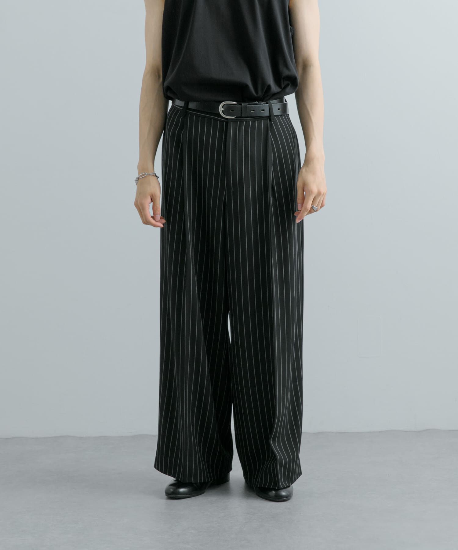 SENSE OF PLACE by URBAN RESEARCH「ワンタックピンストライプワイドスラックス」|その他|