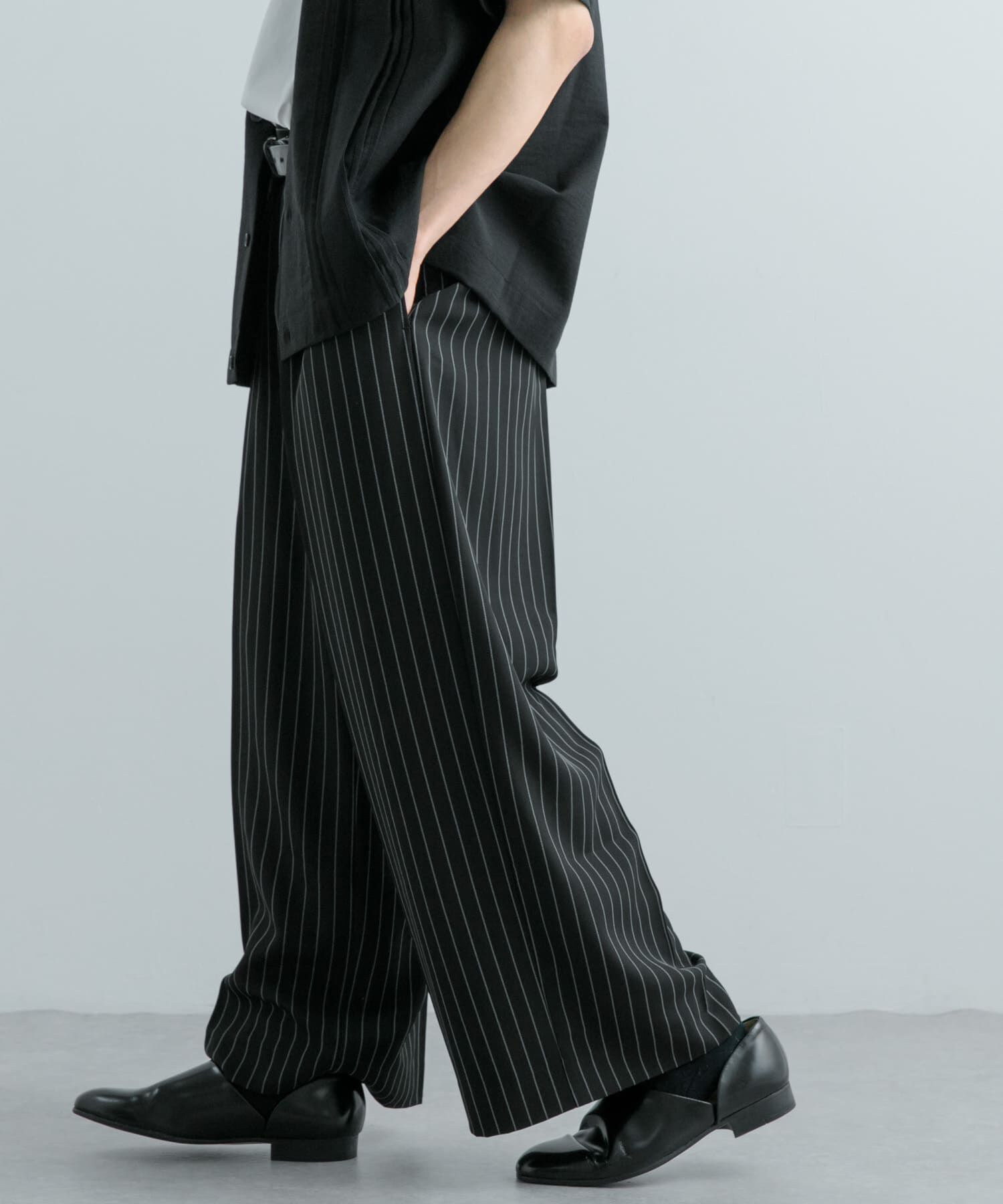 SENSE OF PLACE by URBAN RESEARCH「ワンタックピンストライプワイドスラックス」|その他|