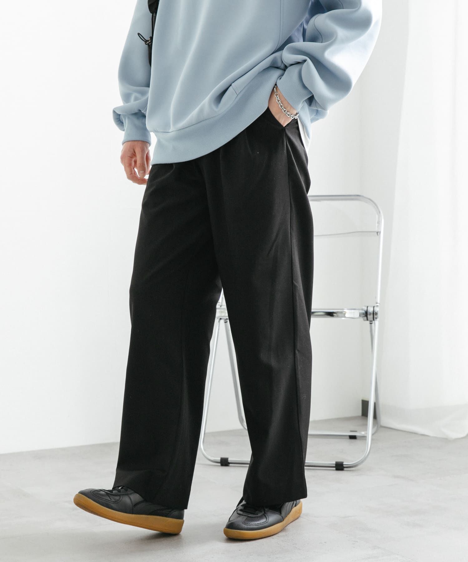 SENSE OF PLACE by URBAN RESEARCH「『イージーケア』ダブルタックワイドパンツ」|その他|