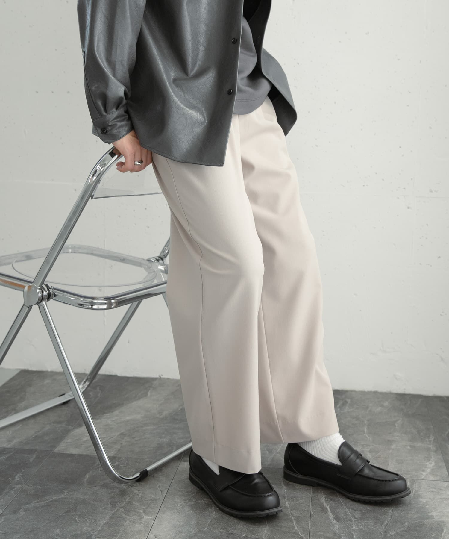 SENSE OF PLACE by URBAN RESEARCH「『イージーケア』ダブルタックワイドパンツ」|その他|