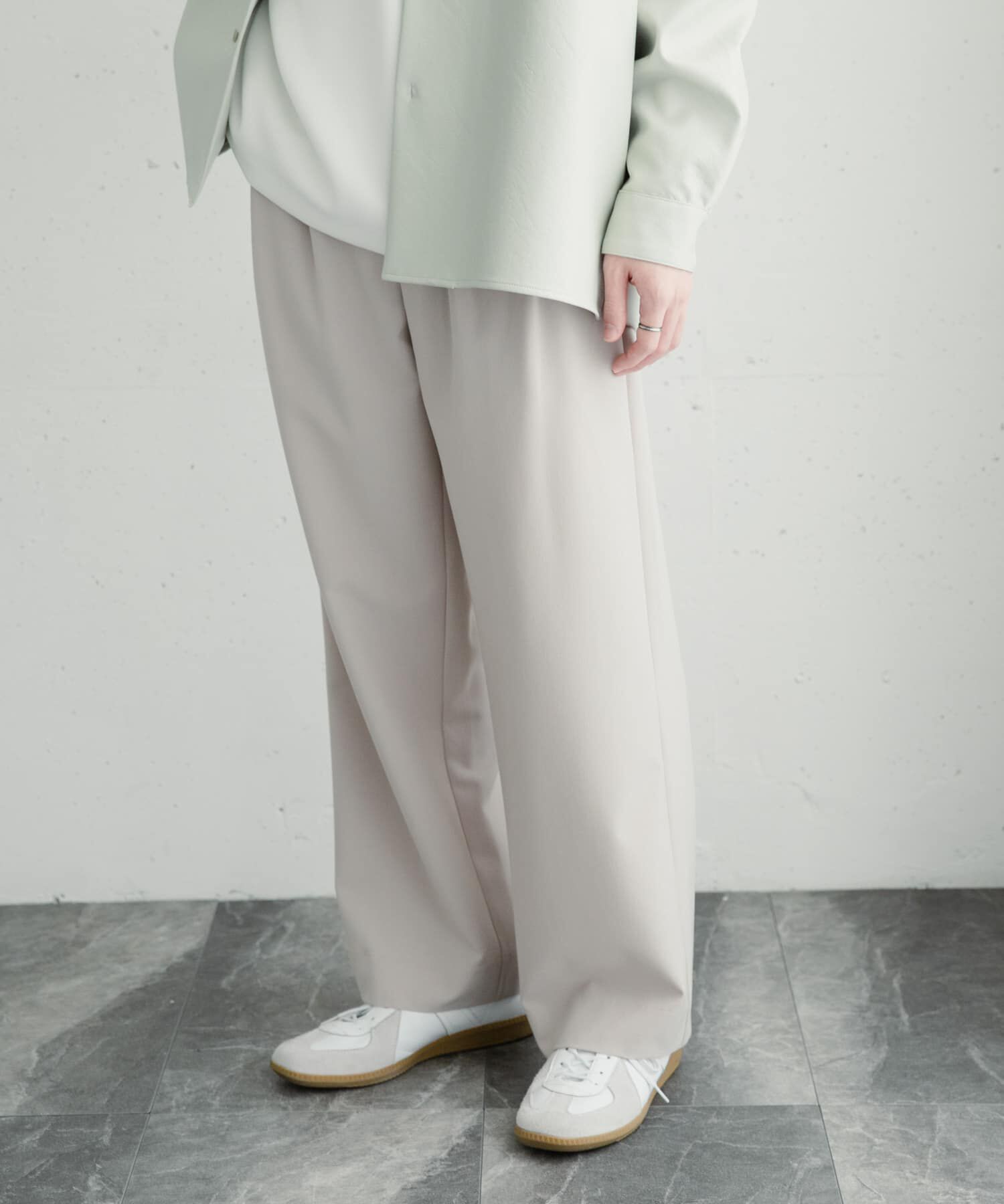 SENSE OF PLACE by URBAN RESEARCH「『イージーケア』ダブルタックワイドパンツ」|その他|