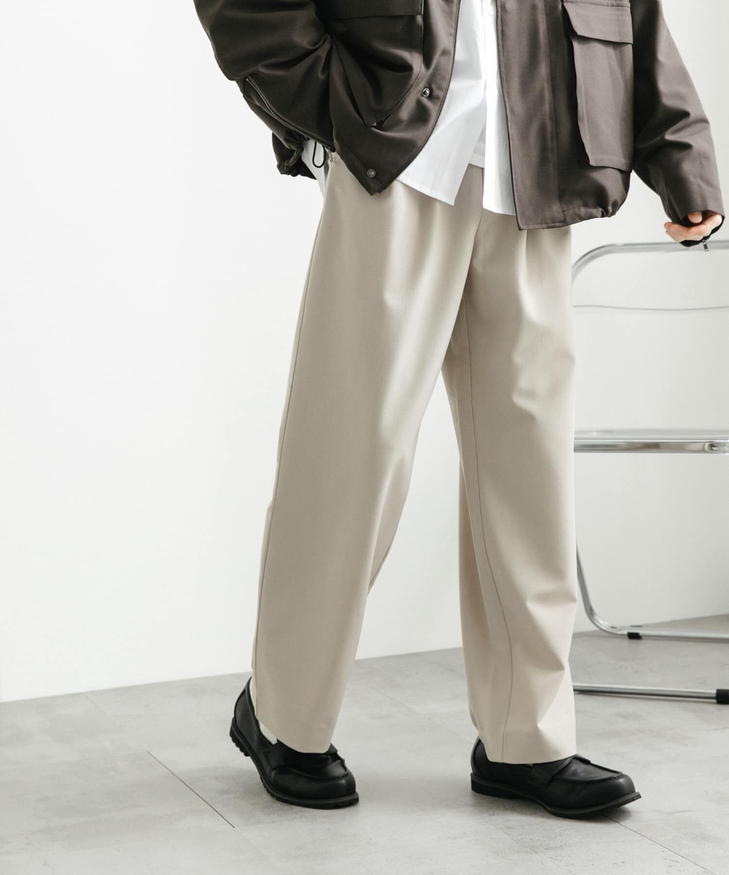 SENSE OF PLACE by URBAN RESEARCH「『イージーケア』ダブルタックワイドパンツ」|その他|