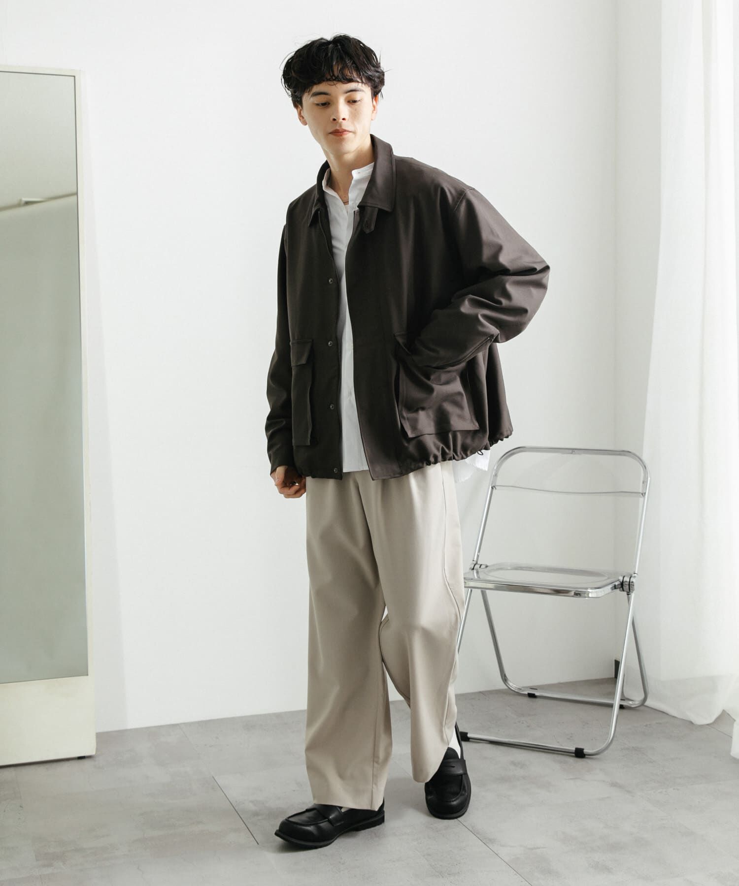 SENSE OF PLACE by URBAN RESEARCH「『イージーケア』ダブルタックワイドパンツ」|その他|