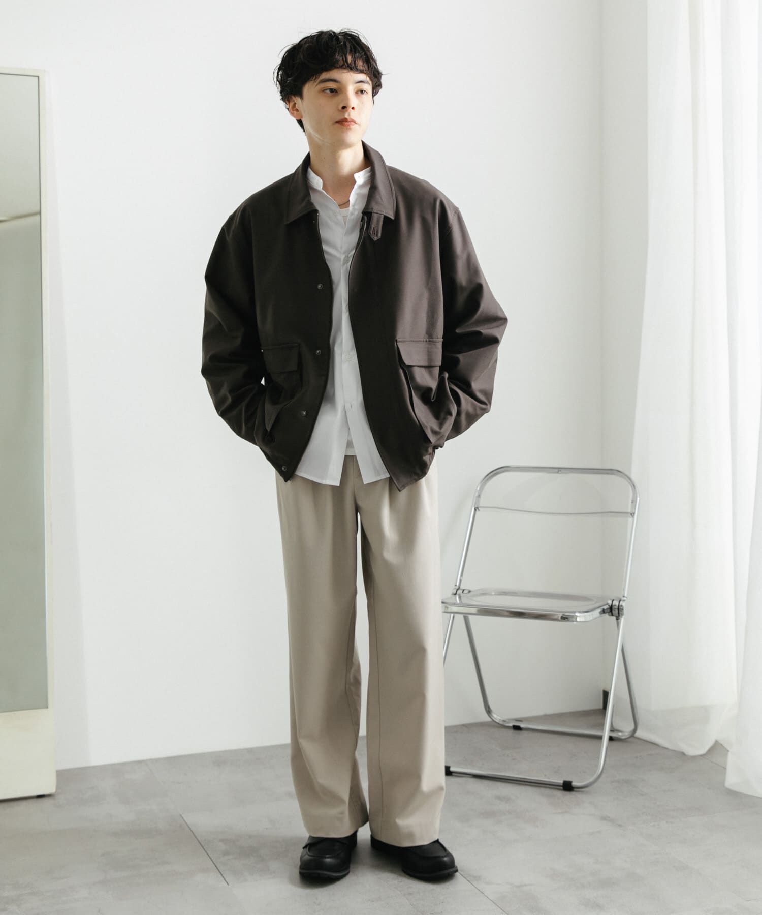 SENSE OF PLACE by URBAN RESEARCH「『イージーケア』ダブルタックワイドパンツ」|その他|