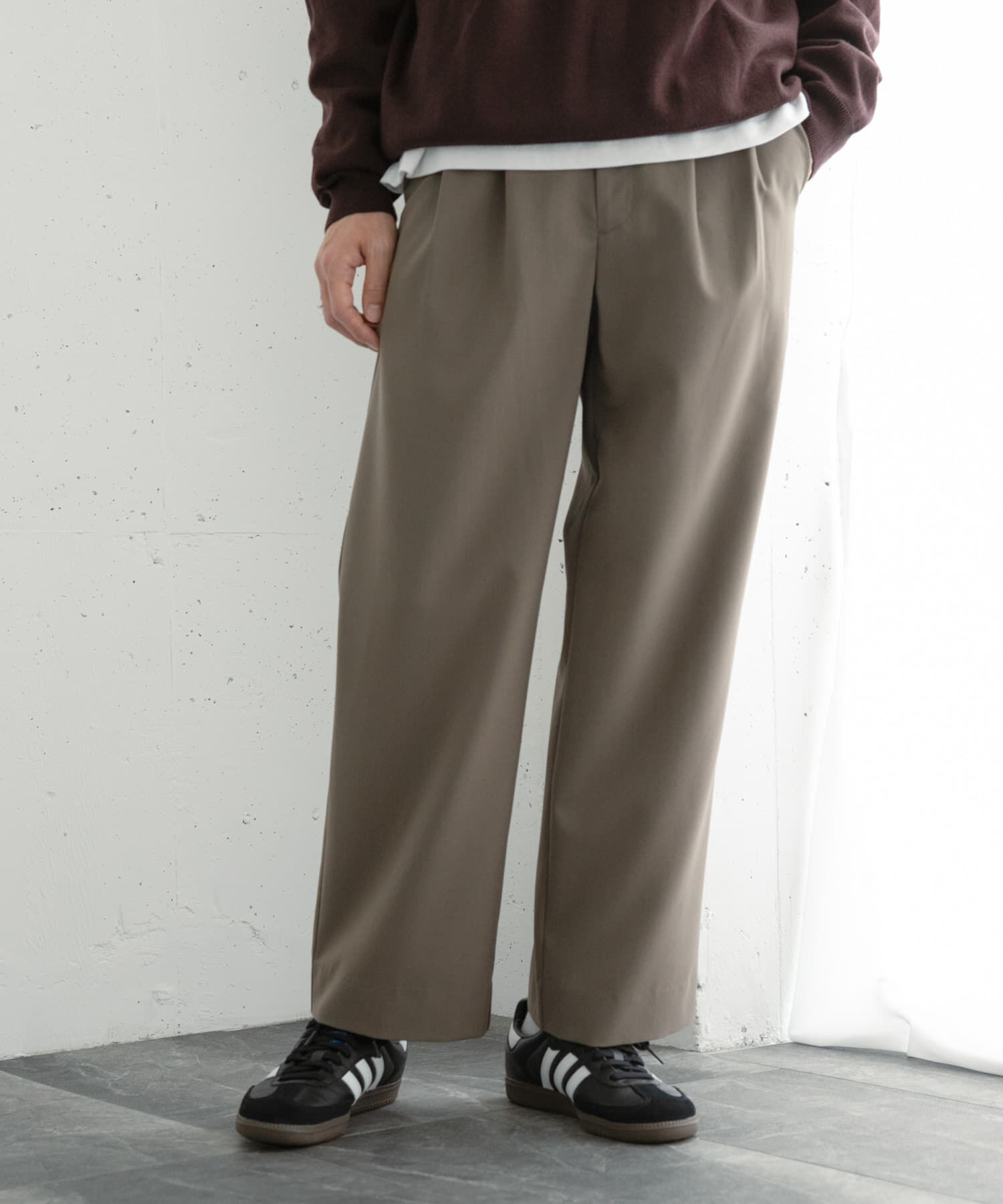 SENSE OF PLACE by URBAN RESEARCH「『イージーケア』ダブルタックワイドパンツ」|その他|