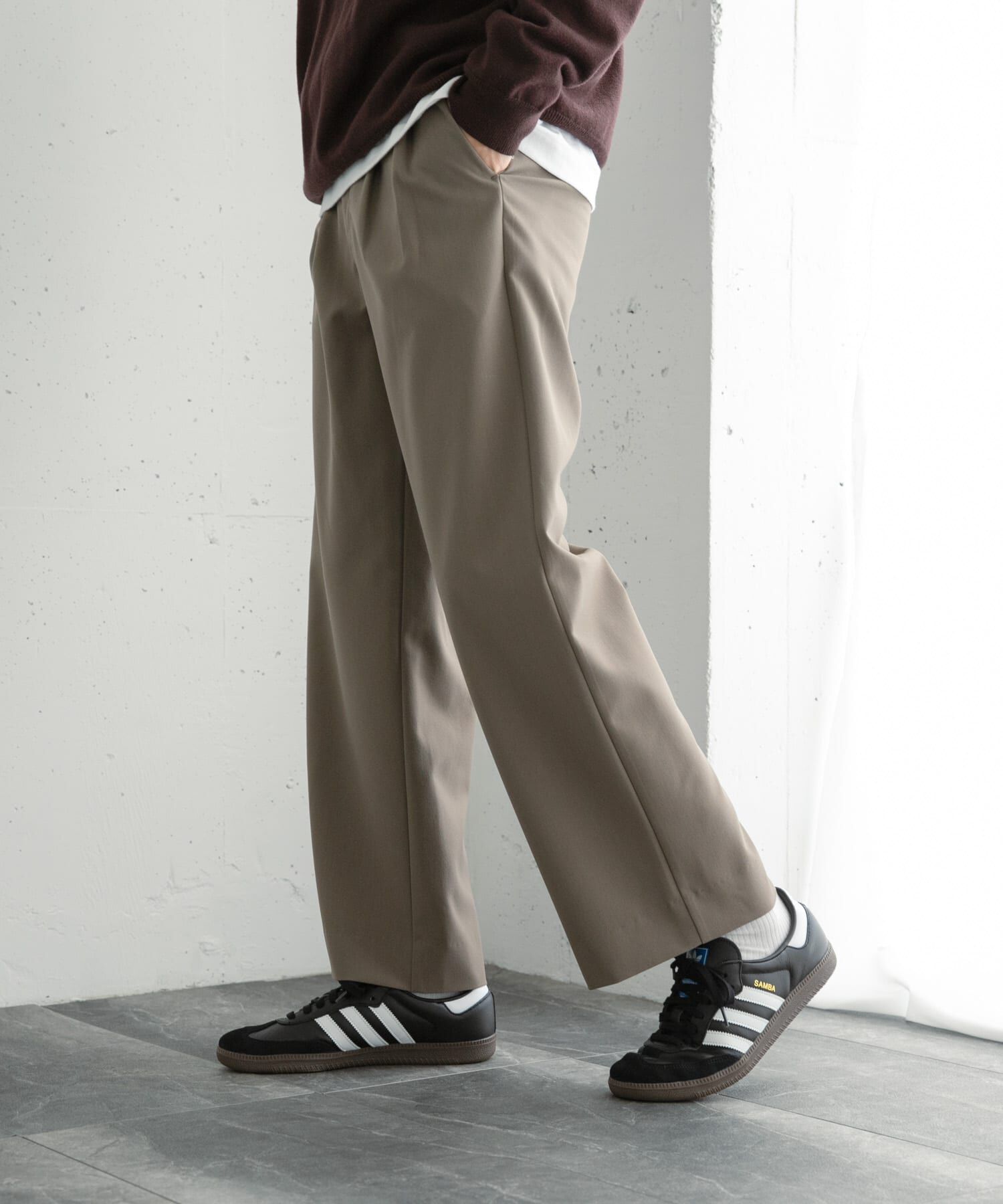 SENSE OF PLACE by URBAN RESEARCH「『イージーケア』ダブルタックワイドパンツ」|その他|