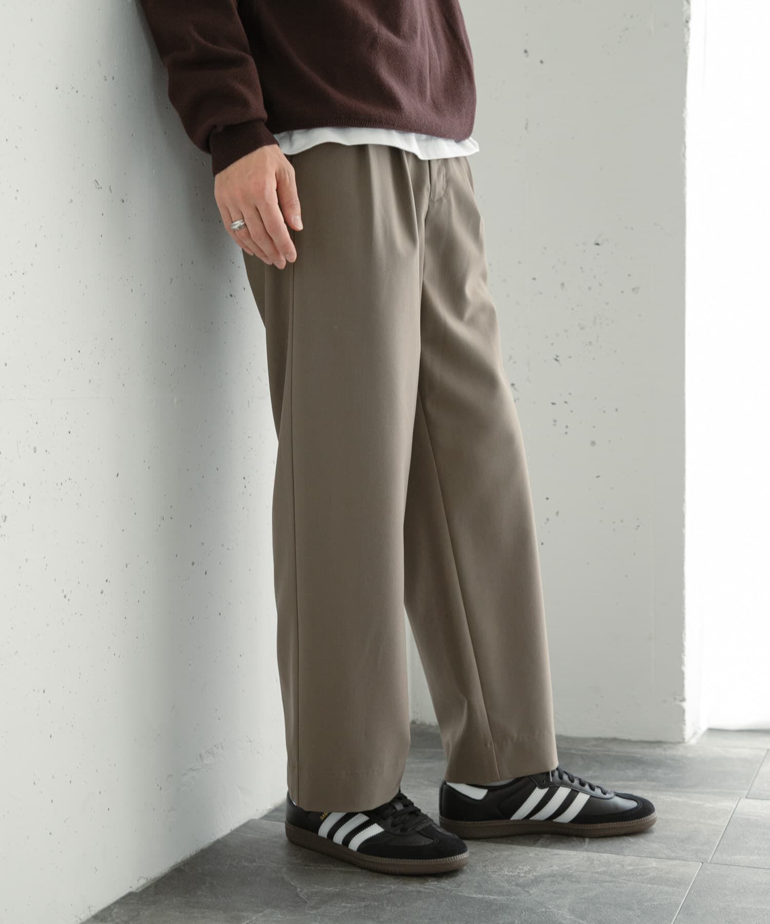 SENSE OF PLACE by URBAN RESEARCH「『イージーケア』ダブルタックワイドパンツ」|その他|