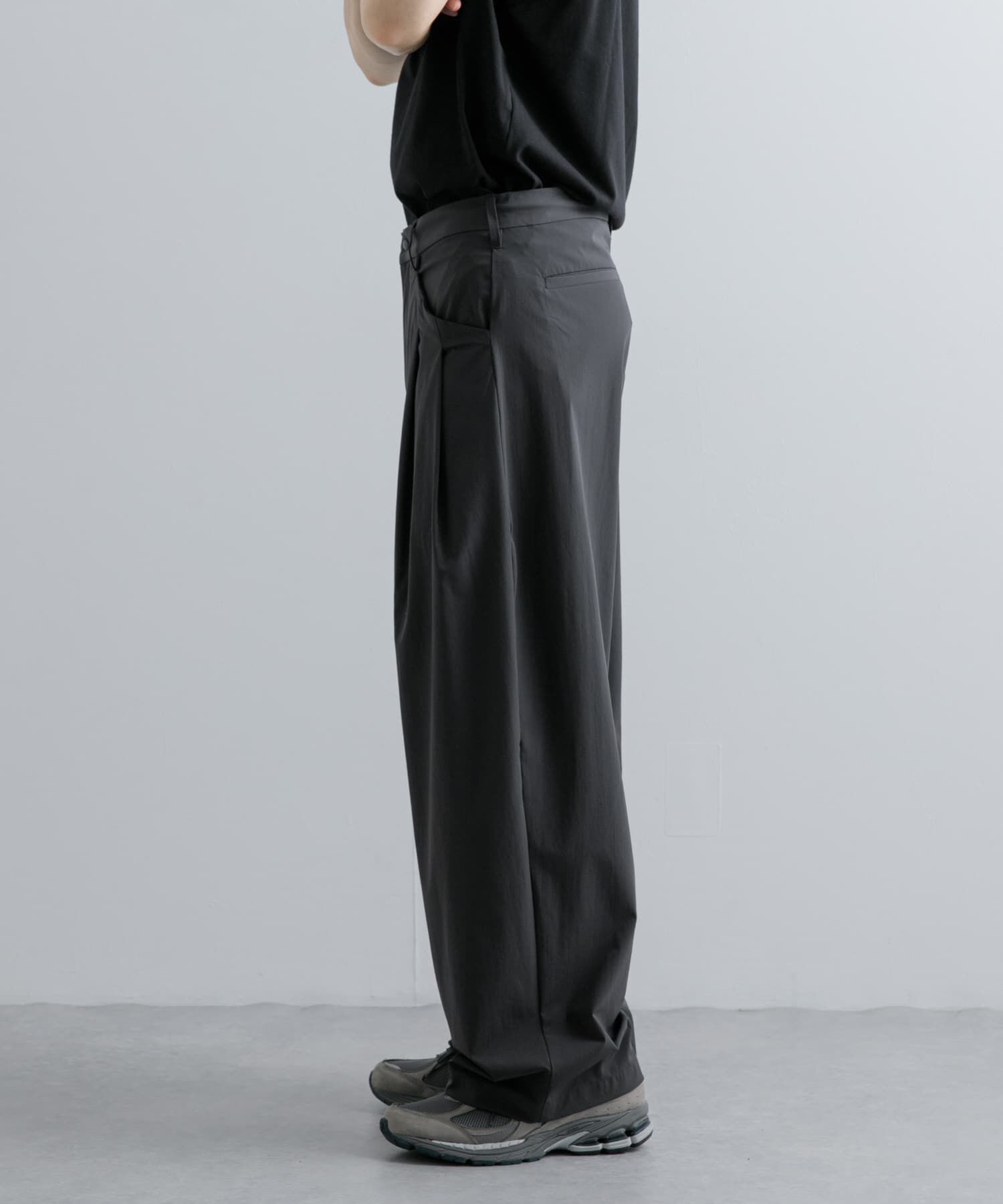 SENSE OF PLACE by URBAN RESEARCH「Uiscel　4WAYストレッチ2タックワイドパンツ」|その他|