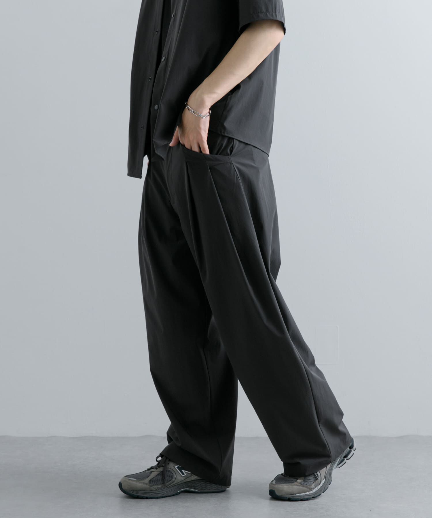 SENSE OF PLACE by URBAN RESEARCH「Uiscel　4WAYストレッチ2タックワイドパンツ」|その他|