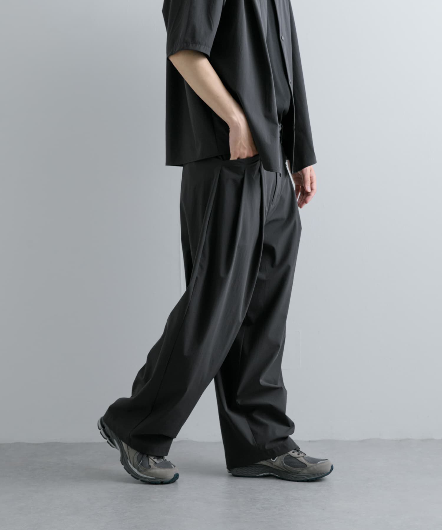 SENSE OF PLACE by URBAN RESEARCH「Uiscel　4WAYストレッチ2タックワイドパンツ」|その他|