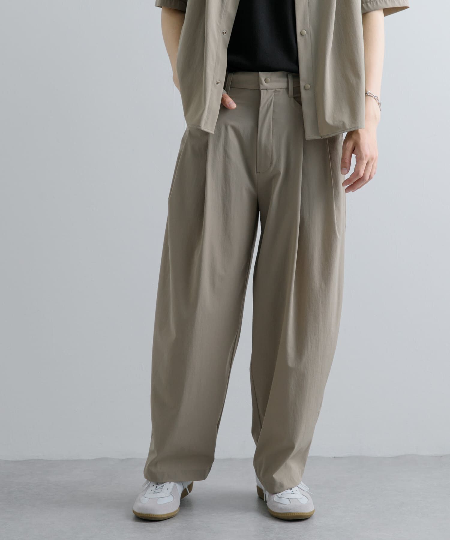 SENSE OF PLACE by URBAN RESEARCH「Uiscel　4WAYストレッチ2タックワイドパンツ」|その他|