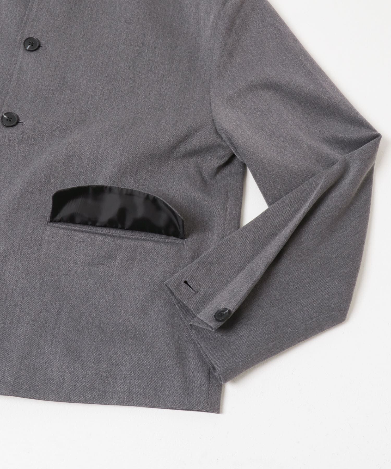 SENSE OF PLACE by URBAN RESEARCH「コンフォートクルーネックジャケット」|ノーカラーコート|