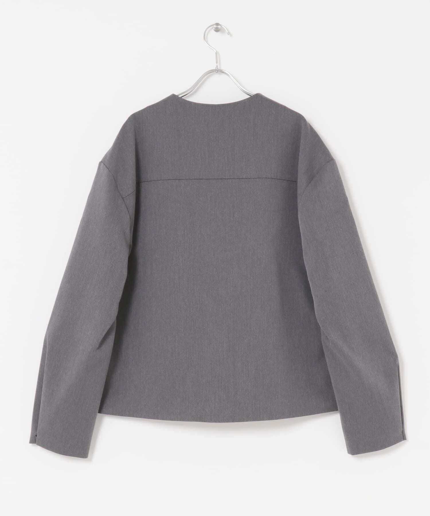 SENSE OF PLACE by URBAN RESEARCH「コンフォートクルーネックジャケット」|ノーカラーコート|