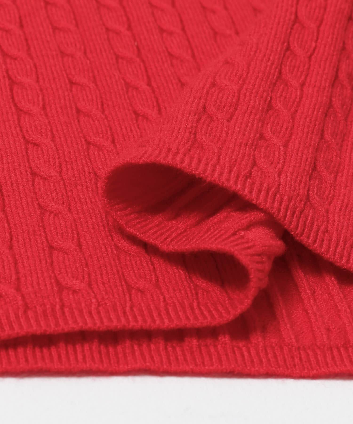 SENSE OF PLACE by URBAN RESEARCH「『洗濯可』シシュウヘンリーネックミニケーブルセーター」|ニット・セーター|