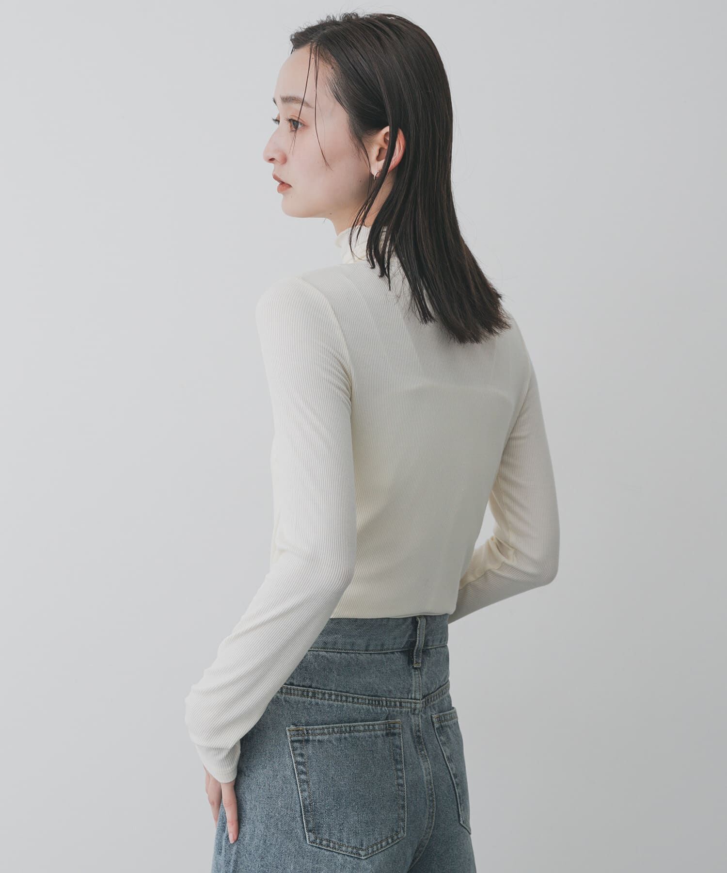 SENSE OF PLACE by URBAN RESEARCH「『毛玉防止』メローハイネックトップ」|Tシャツ・カットソー|