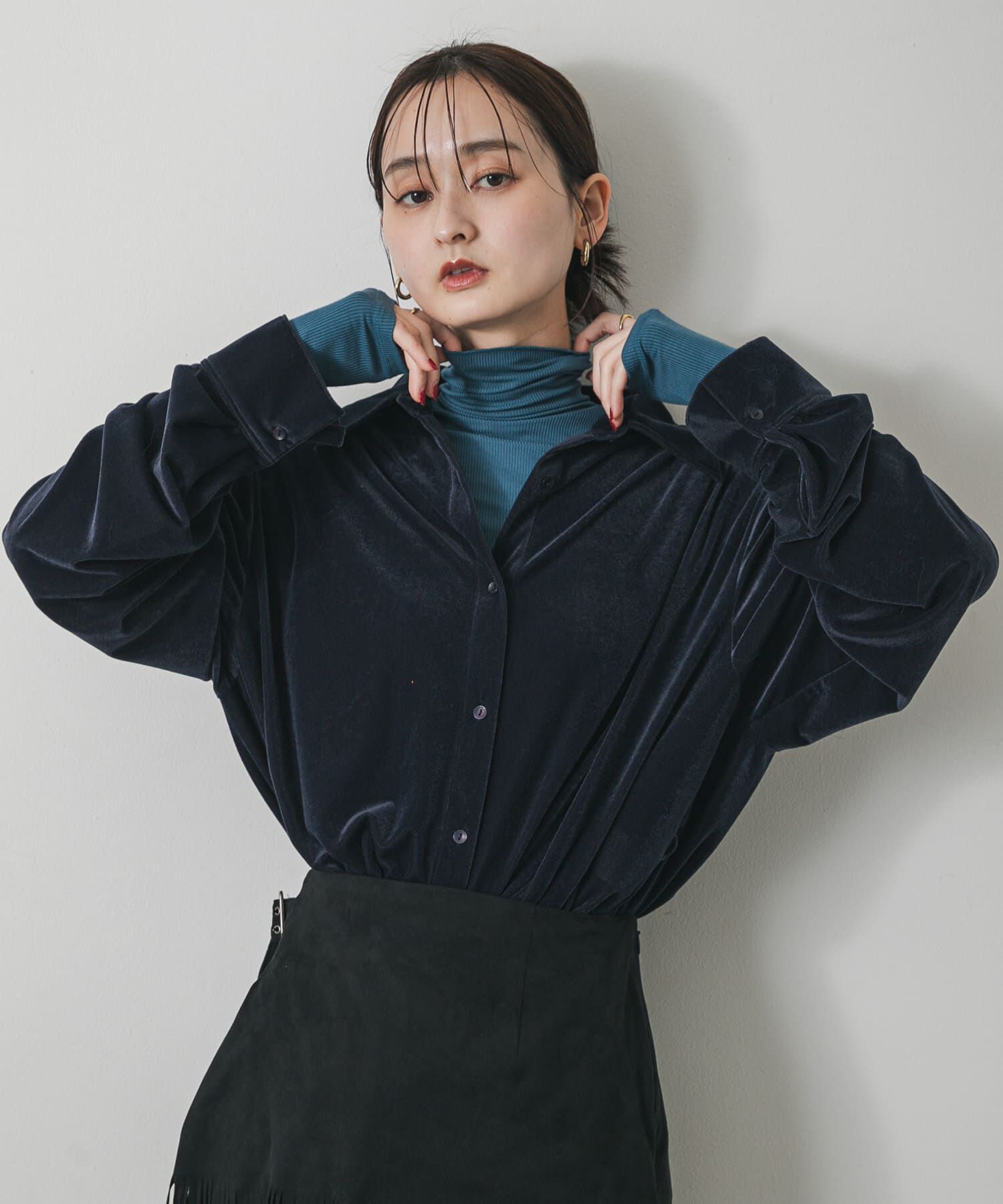 SENSE OF PLACE by URBAN RESEARCH「『毛玉防止』メローハイネックトップ」|Tシャツ・カットソー|