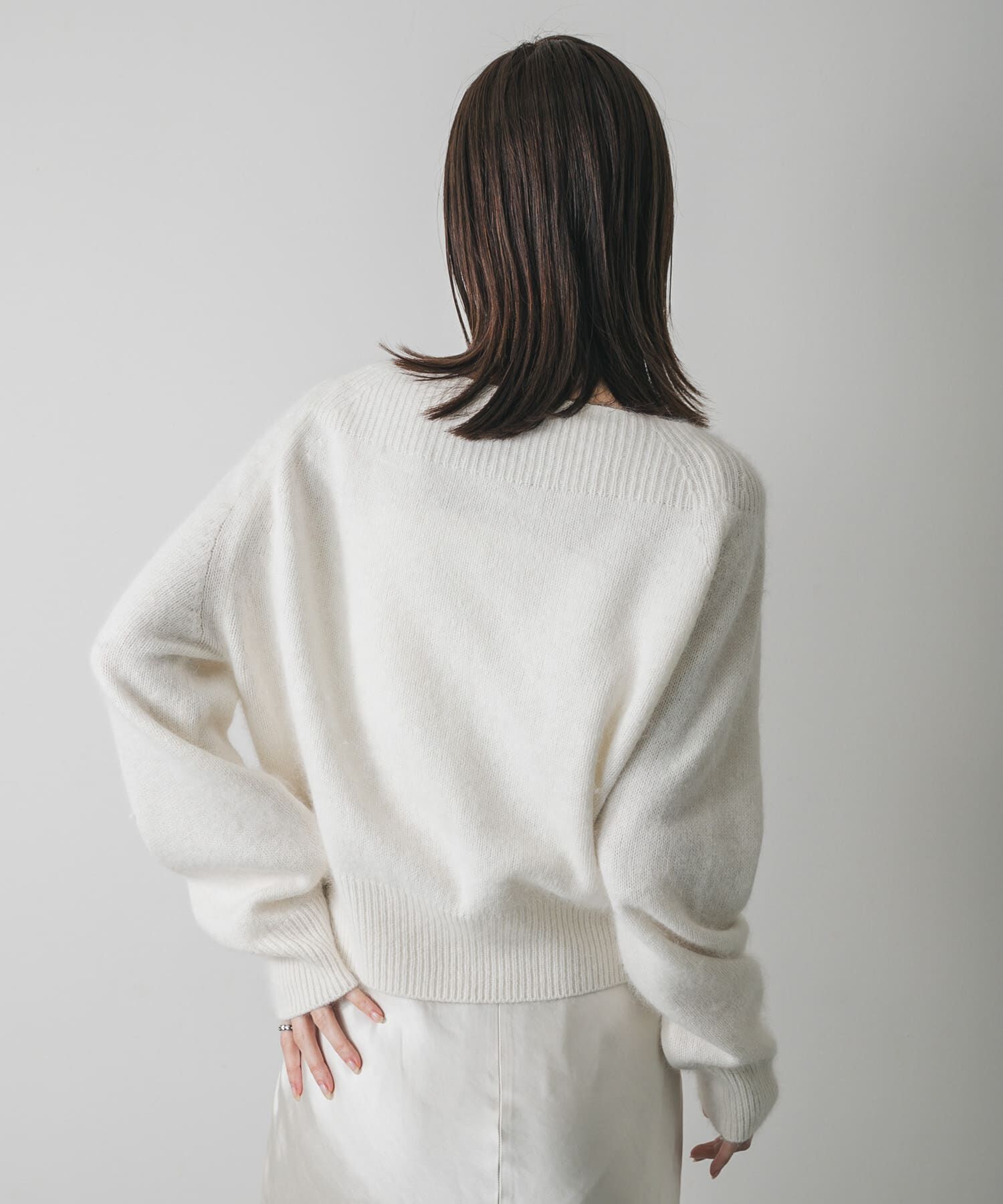 SENSE OF PLACE by URBAN RESEARCH「ボートネックヘアリーニット」|ニット・セーター|