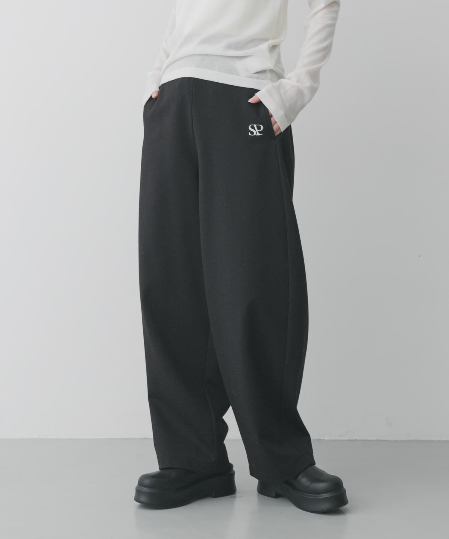 SENSE OF PLACE by URBAN RESEARCH「ワンポイントシシュウスウェットパンツ」|その他|