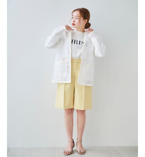 le.coeur blanc「ツイルストレッチハーフパンツ」|その他|