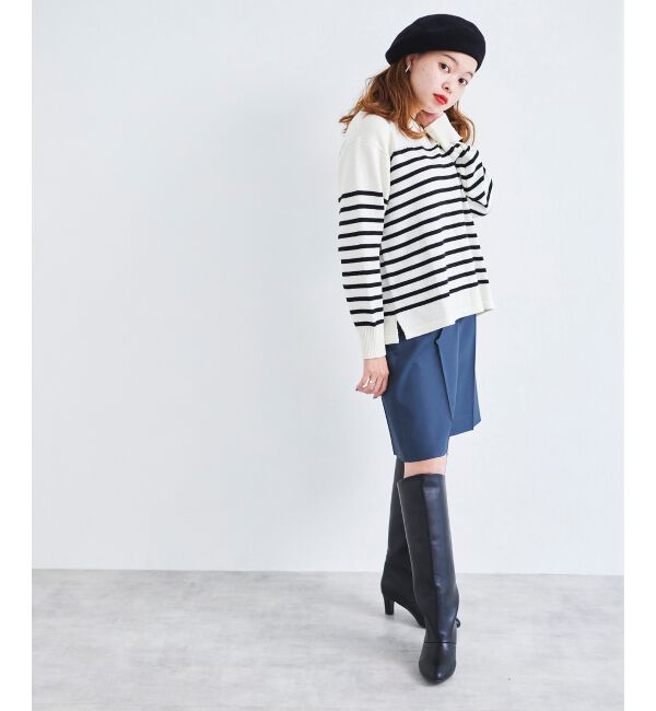 le.coeur blanc「ツイルストレッチハーフパンツ」|その他|