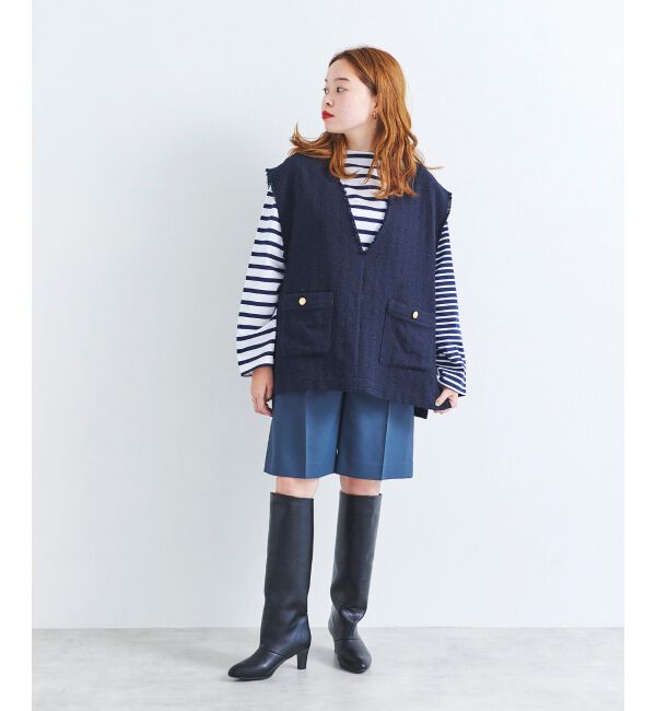 le.coeur blanc「ツイルストレッチハーフパンツ」|その他|