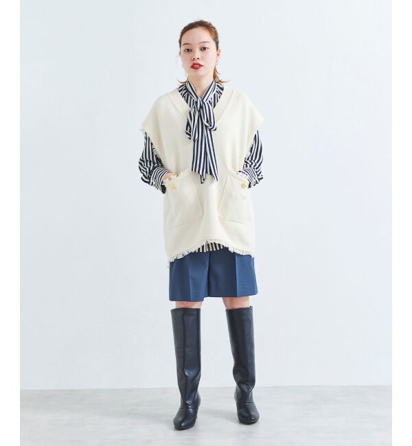 le.coeur blanc「ツイルストレッチハーフパンツ」|その他|