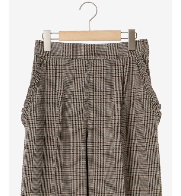 le.coeur blanc「Perle Peche チェックパンツ」|その他|