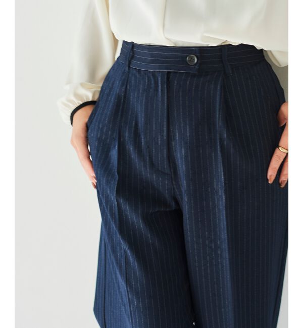 le.coeur blanc「タックワイドセンタープレスパンツ」|その他|