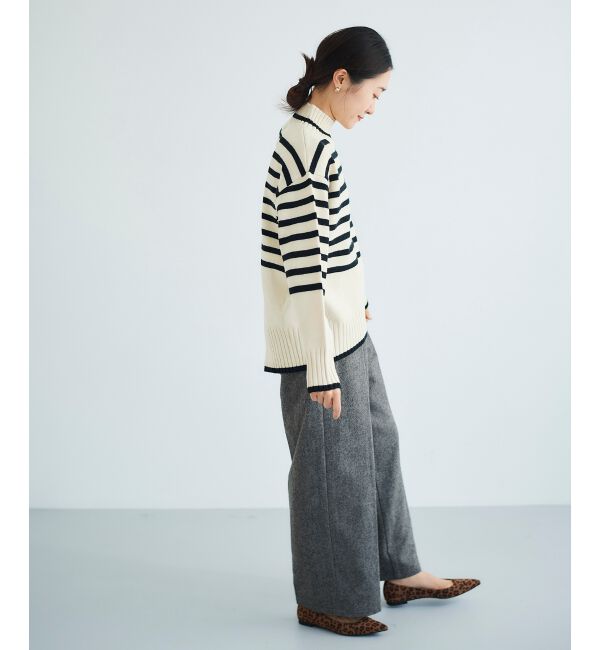 le.coeur blanc「タックワイドセンタープレスパンツ」|その他|