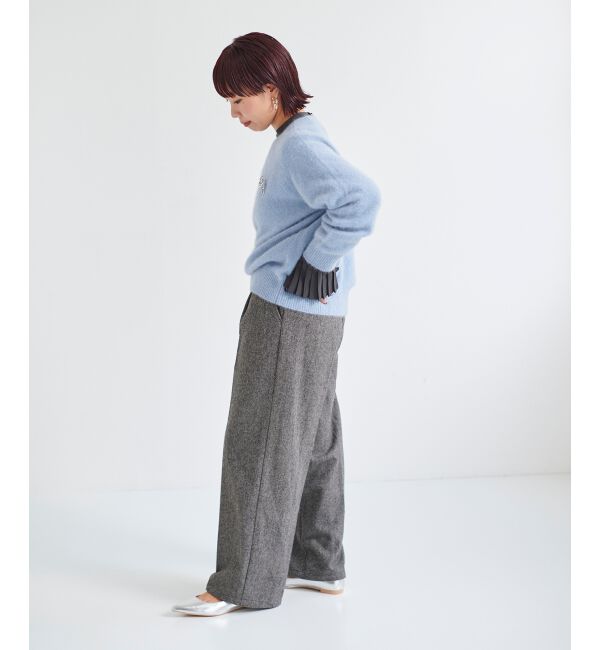 le.coeur blanc「タックワイドセンタープレスパンツ」|その他|