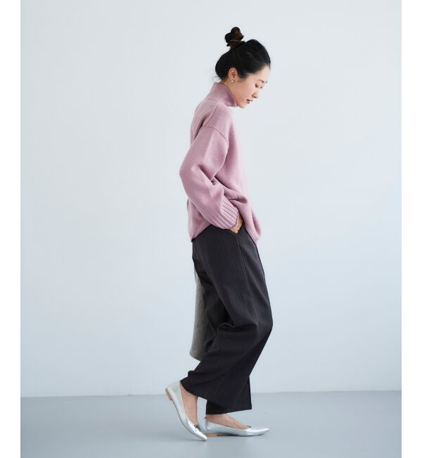 le.coeur blanc「タックワイドセンタープレスパンツ」|その他|