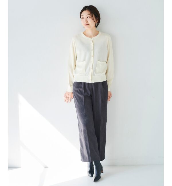 le.coeur blanc「タックワイドセンタープレスパンツ」|その他|