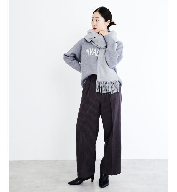 le.coeur blanc「タックワイドセンタープレスパンツ」|その他|