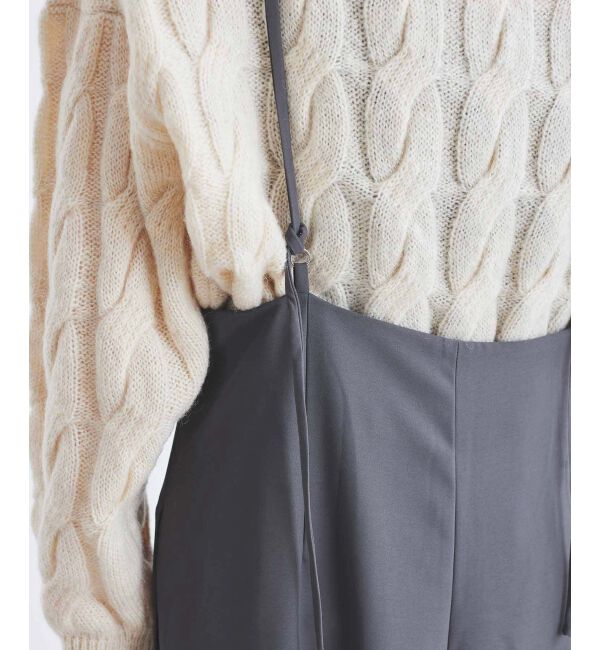 le.coeur blanc「《WEB限定アイテム》ハイウエストワイドキャミサロペット」|その他|