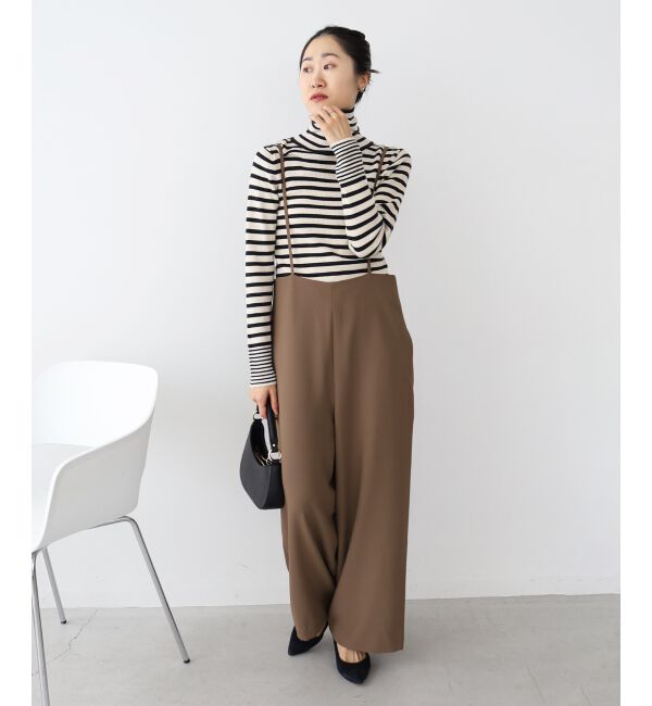 le.coeur blanc「《WEB限定アイテム》ハイウエストワイドキャミサロペット」|その他|