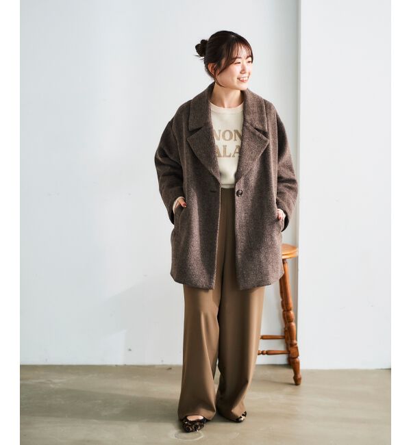 le.coeur blanc「《WEB限定アイテム》ハイウエストワイドキャミサロペット」|その他|