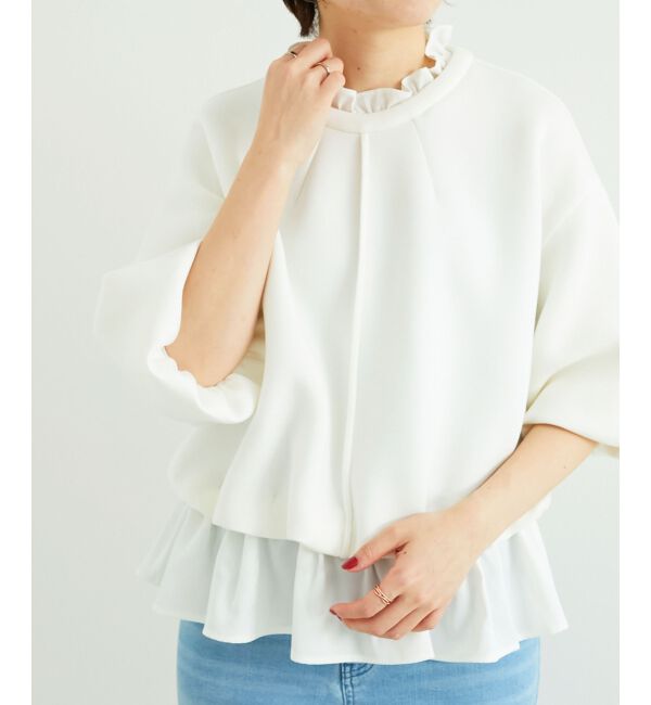 le.coeur blanc「TORRAZZO DONNA 別注2WAYレイヤード」|Tシャツ・カットソー|