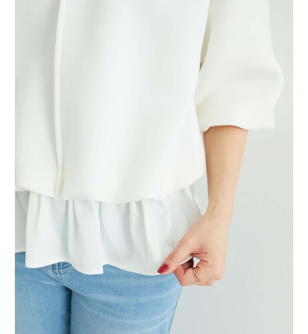 le.coeur blanc「TORRAZZO DONNA 別注2WAYレイヤード」|Tシャツ・カットソー|