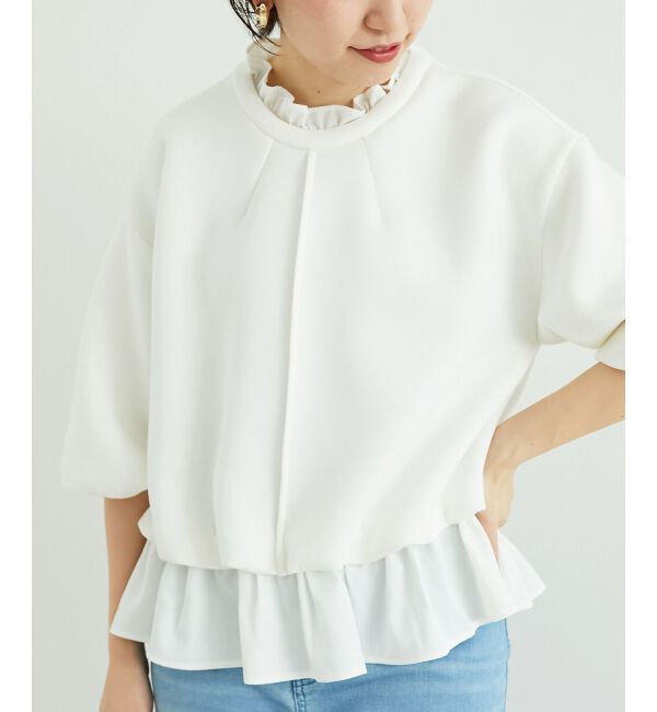 le.coeur blanc「TORRAZZO DONNA 別注2WAYレイヤード」|Tシャツ・カットソー|