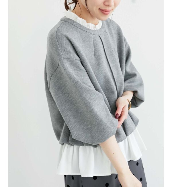 le.coeur blanc「TORRAZZO DONNA 別注2WAYレイヤード」|Tシャツ・カットソー|