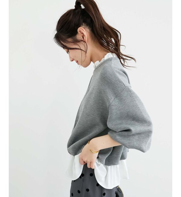 le.coeur blanc「TORRAZZO DONNA 別注2WAYレイヤード」|Tシャツ・カットソー|