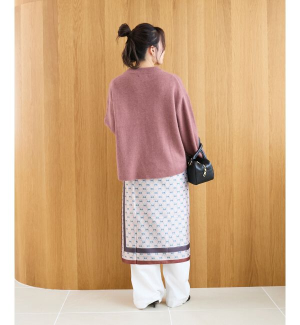  「モックネックチャイニーズラクーンプルオーバー」|ニット・セーター|