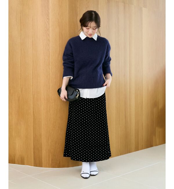  「モックネックチャイニーズラクーンプルオーバー」|ニット・セーター|