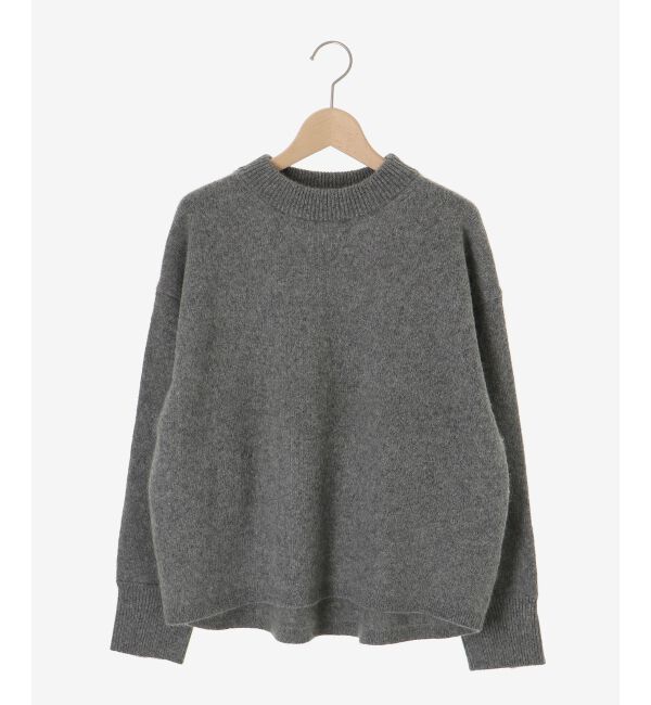  「モックネックチャイニーズラクーンプルオーバー」|ニット・セーター|