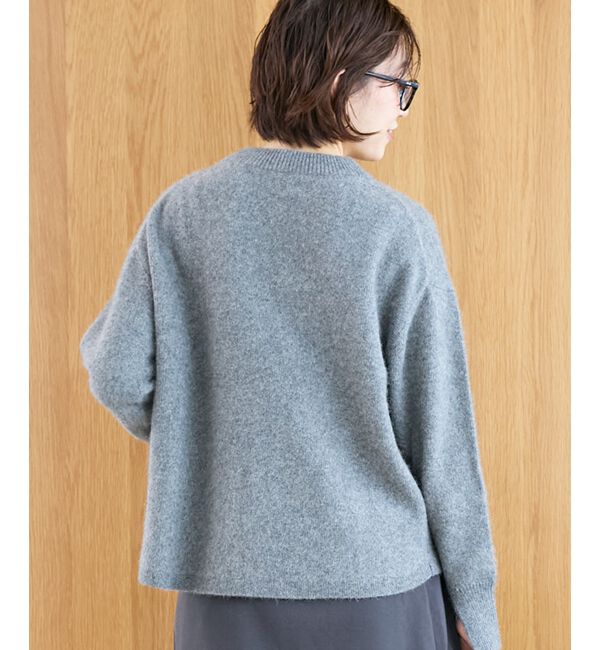  「モックネックチャイニーズラクーンプルオーバー」|ニット・セーター|